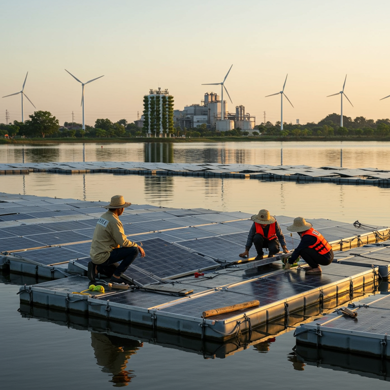 Floating Solar นวัตกรรมเปลี่ยนผ่านโรงงานสู่อนาคตที่ดีขึ้น